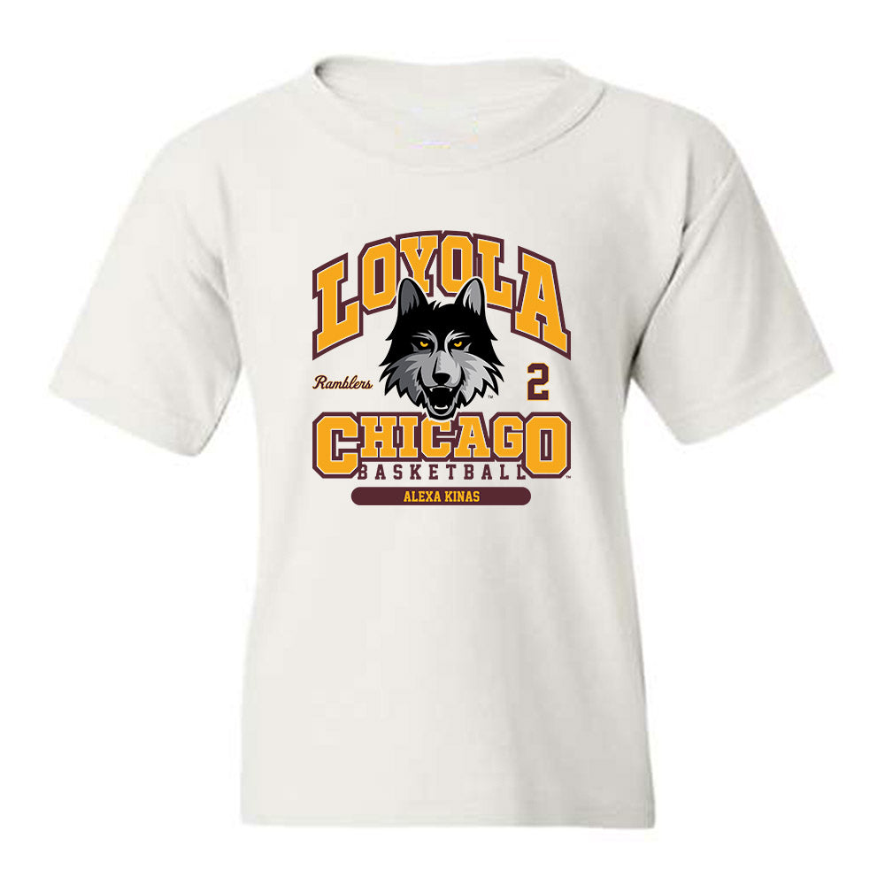 Loyola - NCAA Women's Basketball : Alexa Kinas - Youth T-Shirt