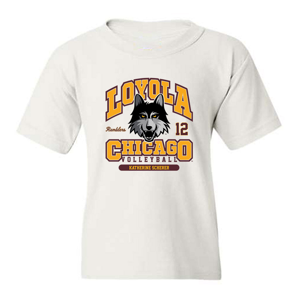 Loyola - NCAA Women's Volleyball : Katherine Scherer - Classic Fashion Shersey Youth T-Shirt-0