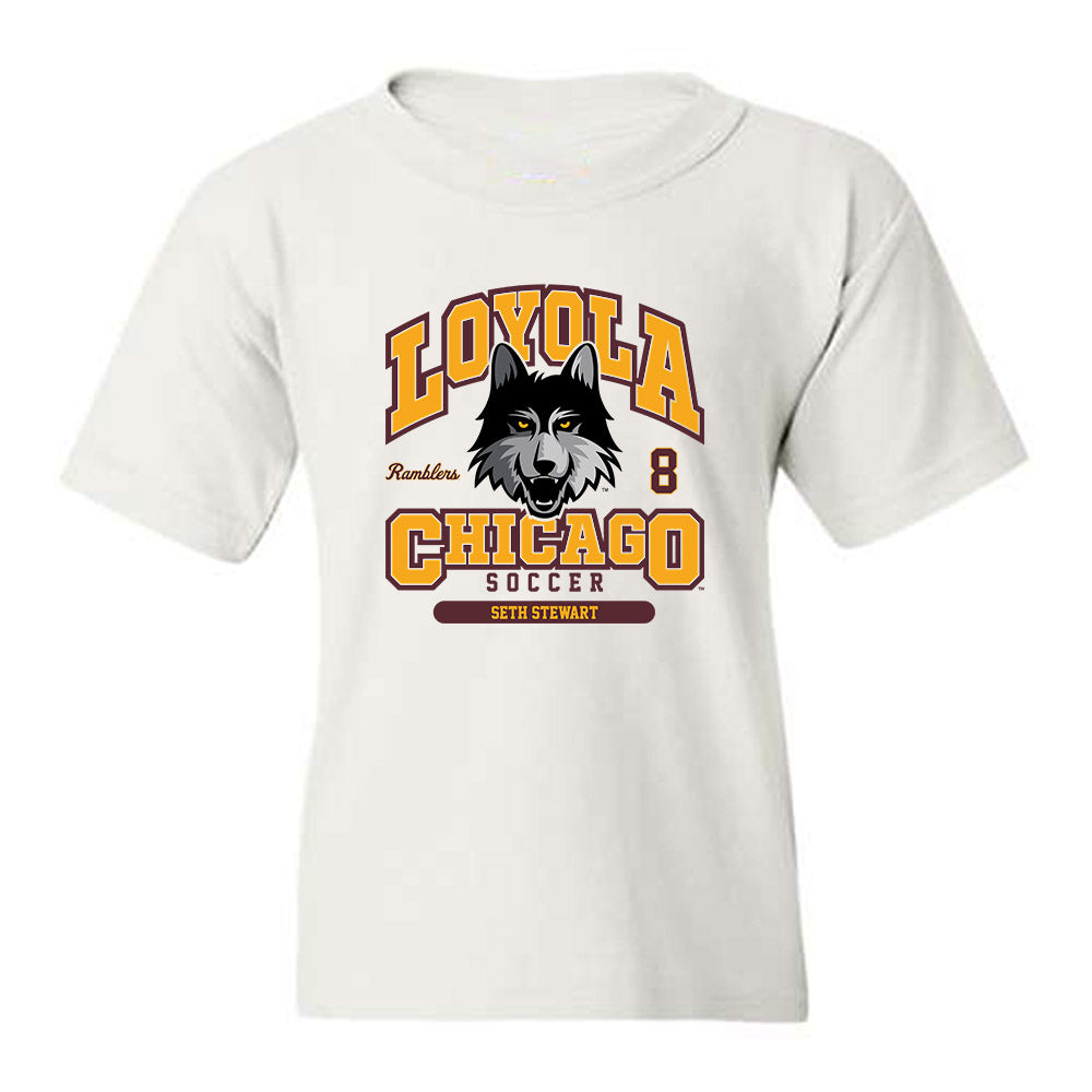 Loyola - NCAA Men's Soccer : Seth Stewart - Classic Fashion Shersey Youth T-Shirt-0