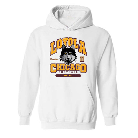 Loyola - NCAA Softball : Anna Kiel - Classic Fashion Shersey Hooded Sweatshirt-0