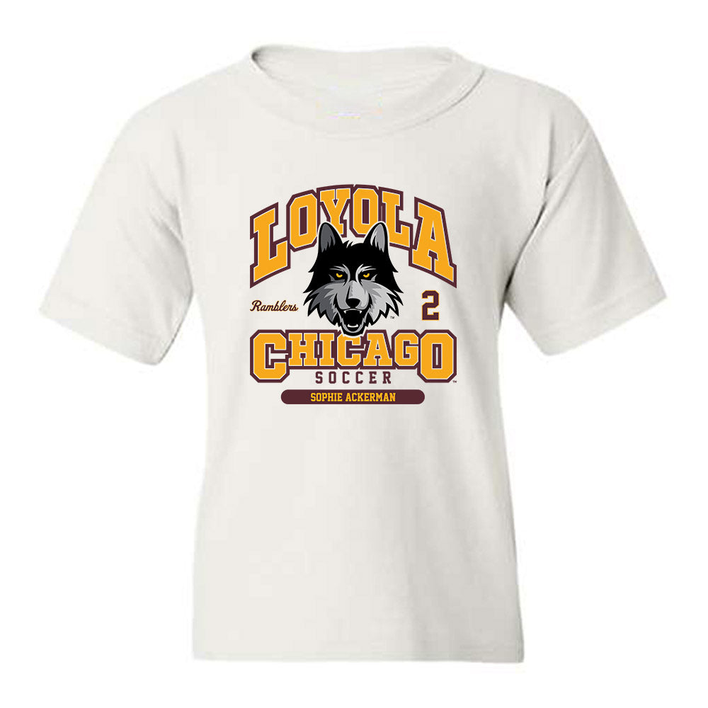 Loyola - NCAA Women's Soccer : Sophie Ackerman - Classic Fashion Shersey Youth T-Shirt-0