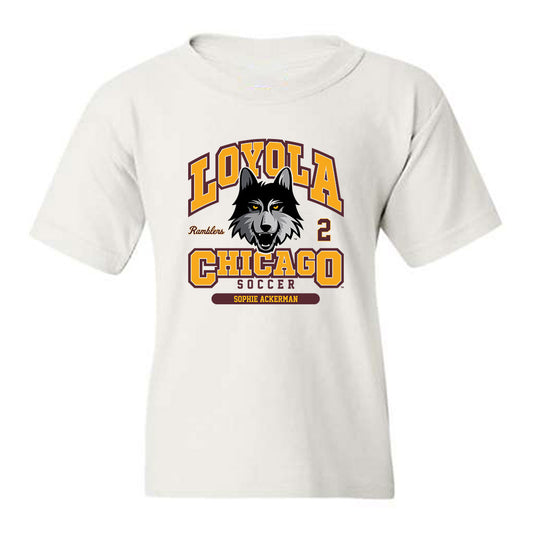 Loyola - NCAA Women's Soccer : Sophie Ackerman - Classic Fashion Shersey Youth T-Shirt-0