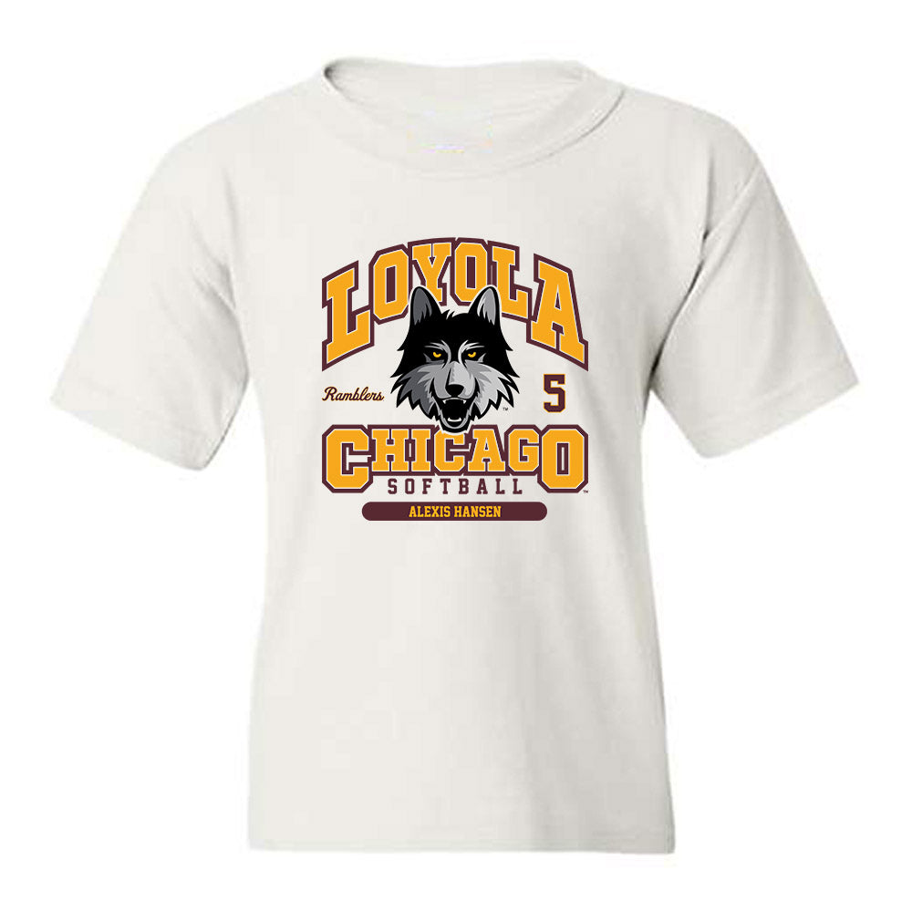 Loyola - NCAA Softball : Alexis Hansen - Classic Fashion Shersey Youth T-Shirt-0