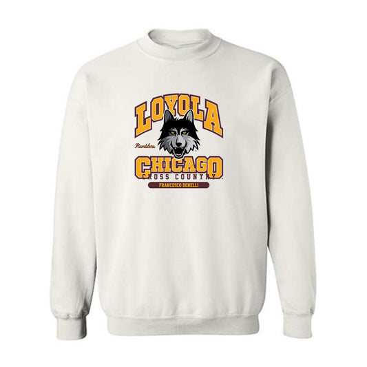 Loyola - NCAA Men's Cross Country : Francesco Benelli - Classic Fashion Shersey Crewneck Sweatshirt-0