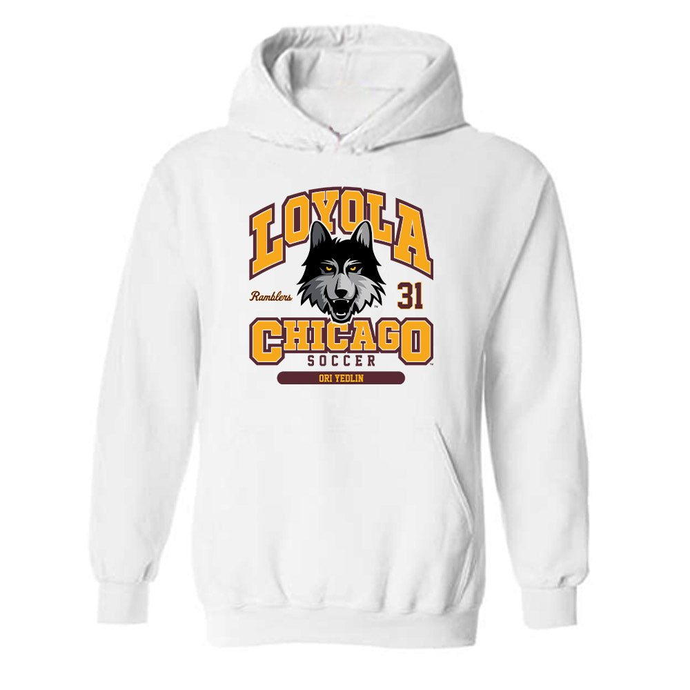 Loyola - NCAA Men's Soccer : Ori Yedlin - Classic Fashion Shersey Hooded Sweatshirt-0