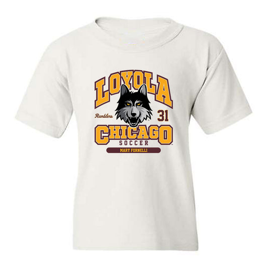 Loyola - NCAA Women's Soccer : Mary Fornelli - Classic Fashion Shersey Youth T-Shirt-0