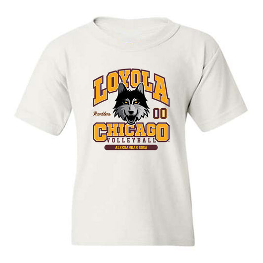 Loyola - NCAA Men's Volleyball : Aleksandar Sosa - Classic Fashion Shersey Youth T-Shirt-0