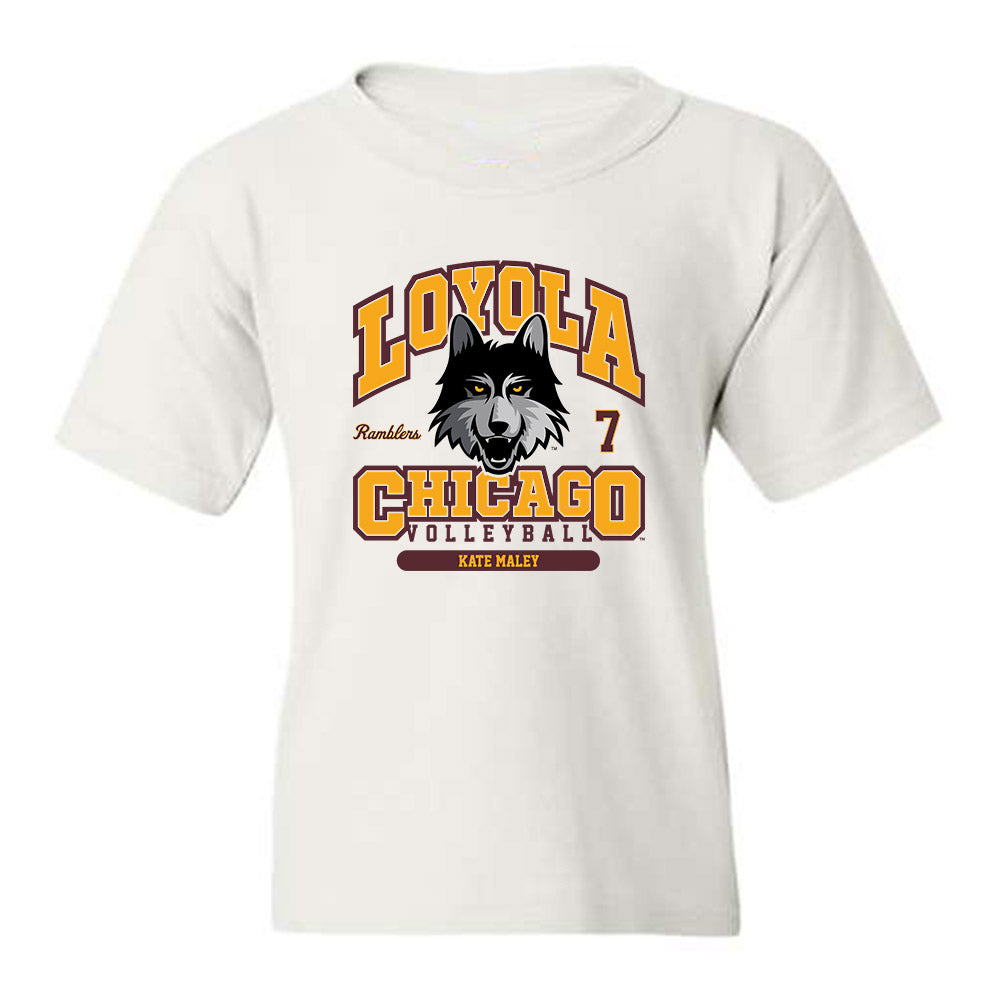 Loyola - NCAA Women's Volleyball : Kate Maley - Classic Fashion Shersey Youth T-Shirt