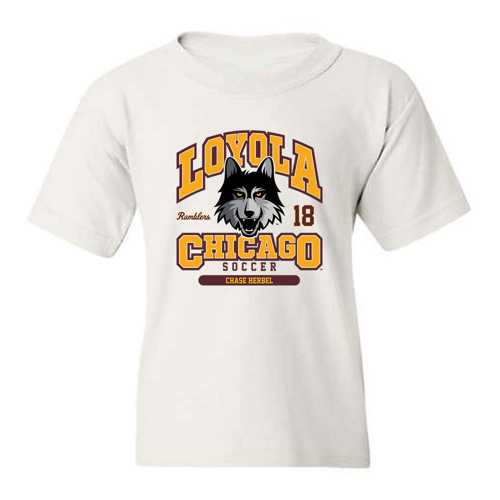 Loyola - NCAA Men's Soccer : Chase Herbel - Classic Fashion Shersey Youth T-Shirt-0