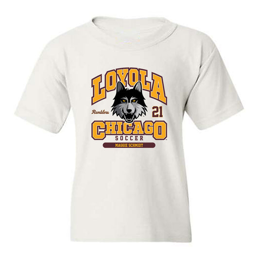 Loyola - NCAA Women's Soccer : Maggie Schmidt - Classic Fashion Shersey Youth T-Shirt-0
