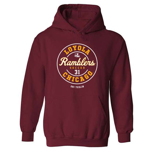 Loyola - NCAA Men's Soccer : Ori Yedlin - Classic Fashion Shersey Hooded Sweatshirt-0
