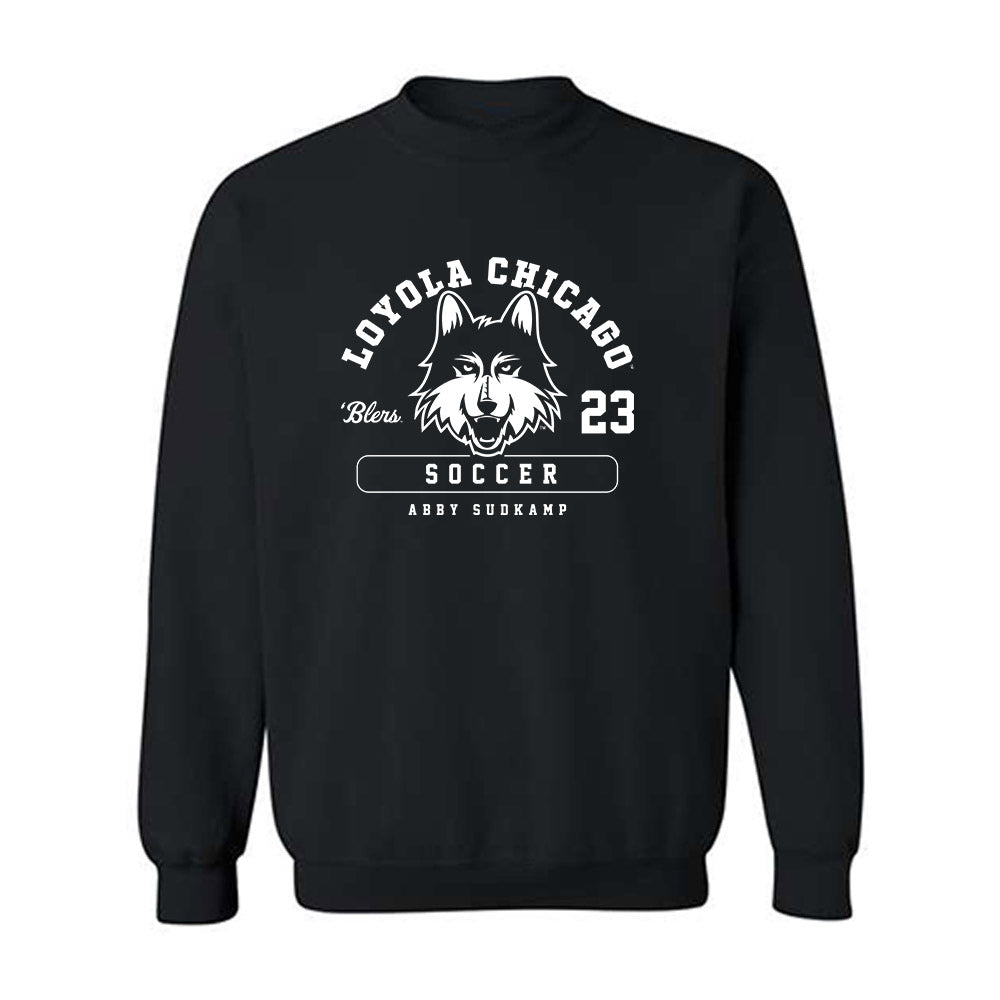 Loyola - NCAA Women's Soccer : Abby Sudkamp - Classic Fashion Shersey Crewneck Sweatshirt-0