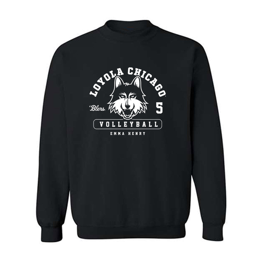 Loyola - NCAA Women's Volleyball : Emma Henry - Classic Fashion Shersey Crewneck Sweatshirt