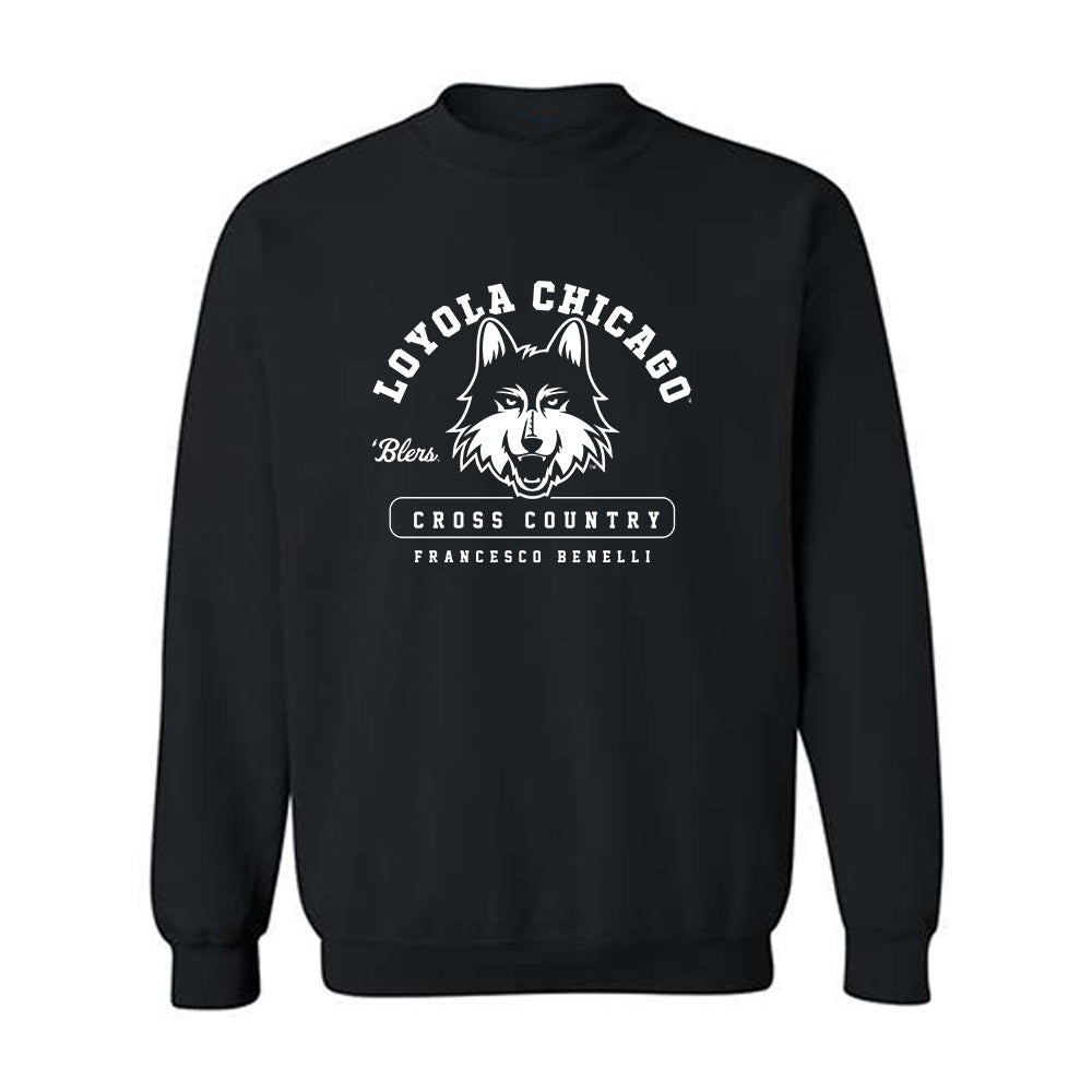 Loyola - NCAA Men's Cross Country : Francesco Benelli - Classic Fashion Shersey Crewneck Sweatshirt-0