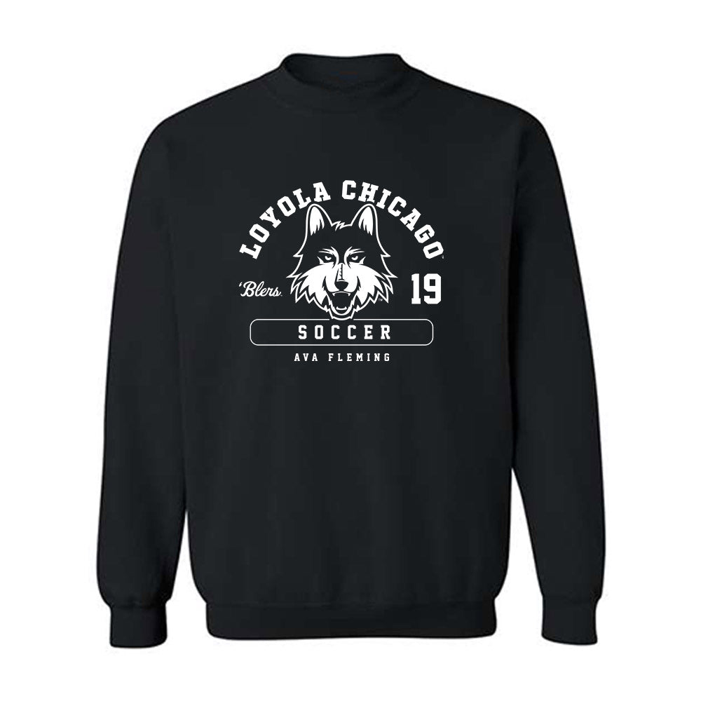 Loyola - NCAA Women's Soccer : Ava Fleming - Classic Fashion Shersey Crewneck Sweatshirt-0