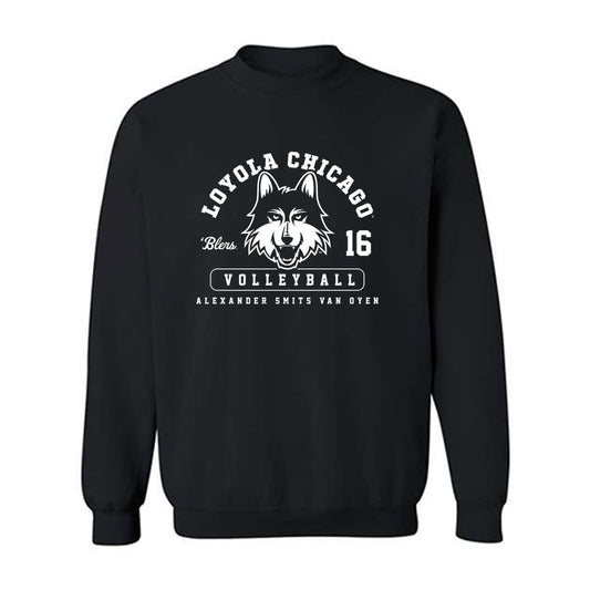 Loyola - NCAA Men's Volleyball : Alexander Smits Van Oyen - Classic Fashion Shersey Crewneck Sweatshirt-0