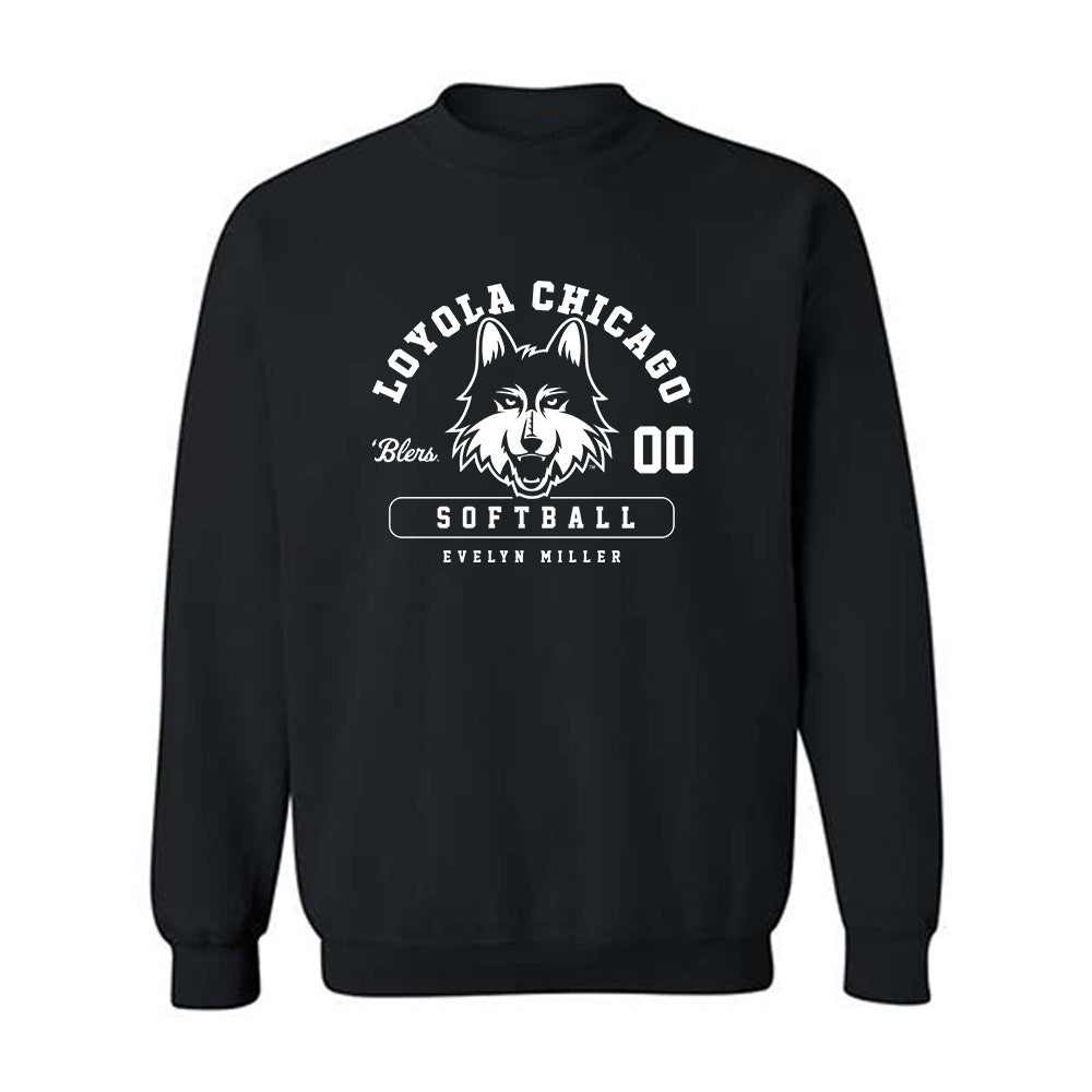 Loyola - NCAA Softball : Evelyn Miller - Classic Fashion Shersey Crewneck Sweatshirt-0