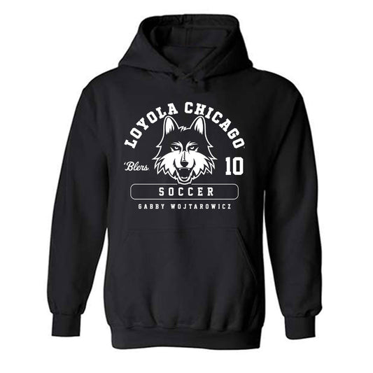 Loyola - NCAA Women's Soccer : Gabby Wojtarowicz - Classic Fashion Shersey Hooded Sweatshirt-0