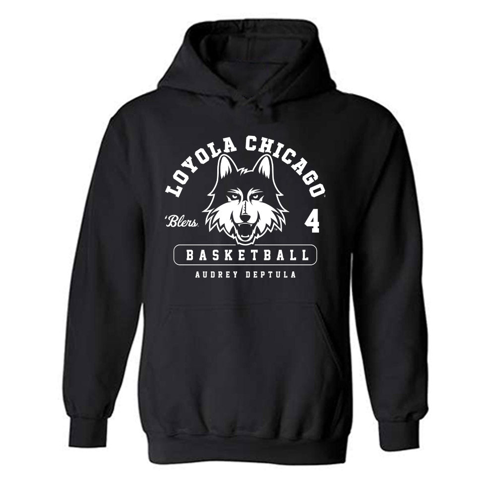  - NCAA Women's Basketball : Audrey Deptula - Classic Fashion Shersey Hooded Sweatshirt-0