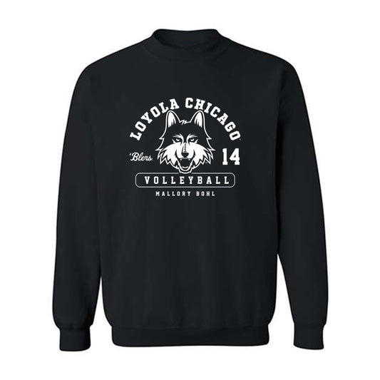 Loyola - NCAA Women's Volleyball : Mallory Bohl - Classic Fashion Shersey Crewneck Sweatshirt-0