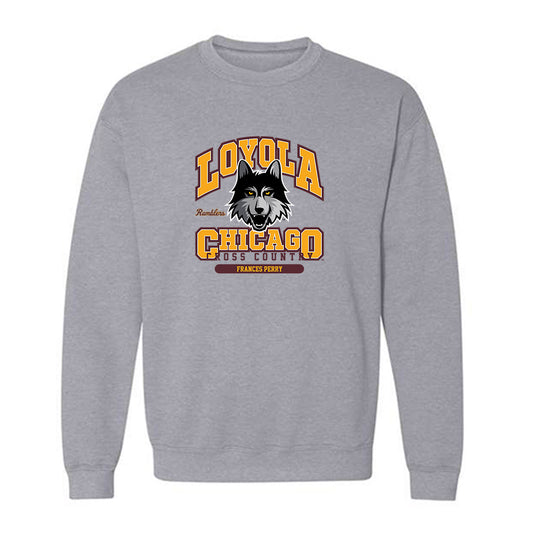 Loyola - NCAA Women's Cross Country : Frances Perry - Classic Fashion Shersey Crewneck Sweatshirt-0