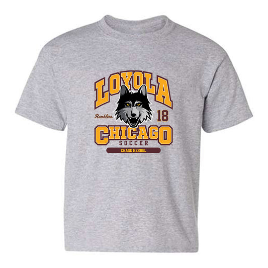 Loyola - NCAA Men's Soccer : Chase Herbel - Classic Fashion Shersey Youth T-Shirt-0