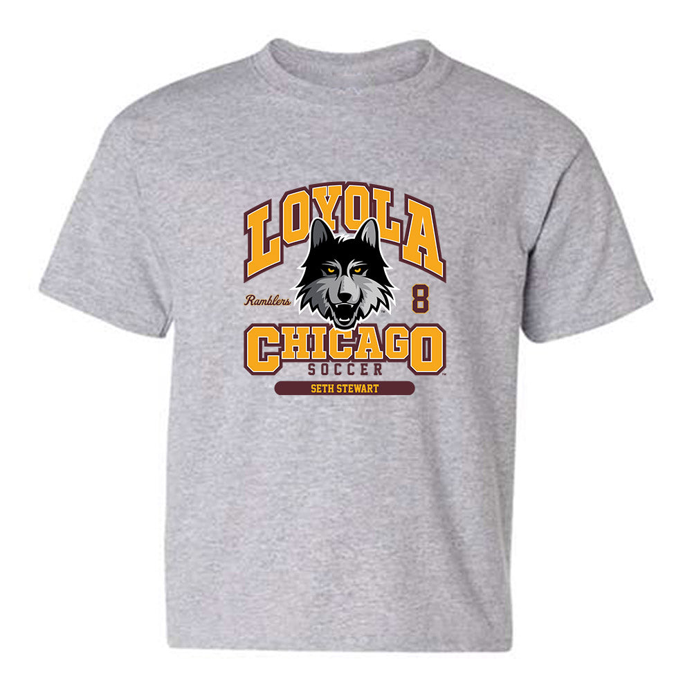 Loyola - NCAA Men's Soccer : Seth Stewart - Classic Fashion Shersey Youth T-Shirt-0