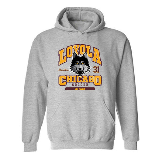 Loyola - NCAA Men's Soccer : Ori Yedlin - Classic Fashion Shersey Hooded Sweatshirt-0