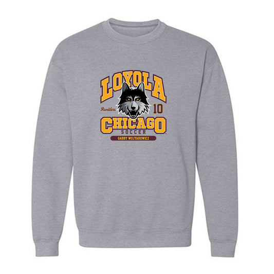 Loyola - NCAA Women's Soccer : Gabby Wojtarowicz - Classic Fashion Shersey Crewneck Sweatshirt-0