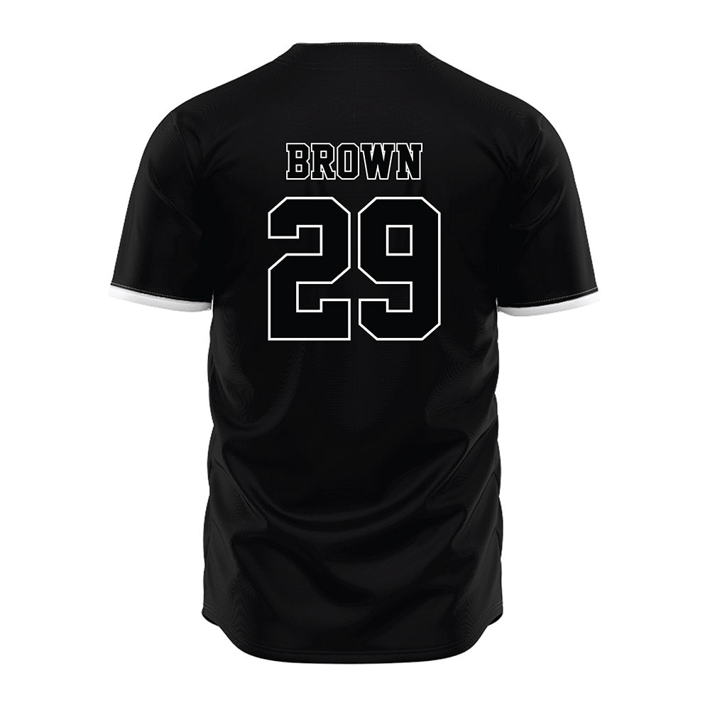 Arizona State - NCAA Baseball : Tommy Brown - Black Jersey-1