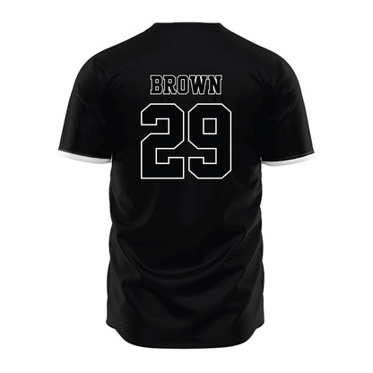 Arizona State - NCAA Baseball : Tommy Brown - Black Jersey-1
