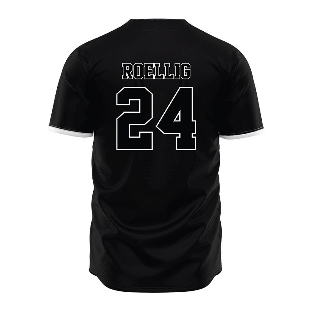Arizona State - NCAA Baseball : Austen Roellig - Black Jersey-1