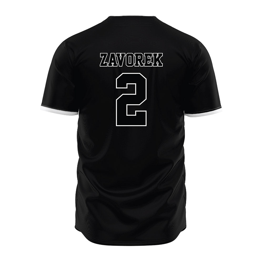 Arizona State - NCAA Baseball : Beckett Zavorek - Black Jersey-1