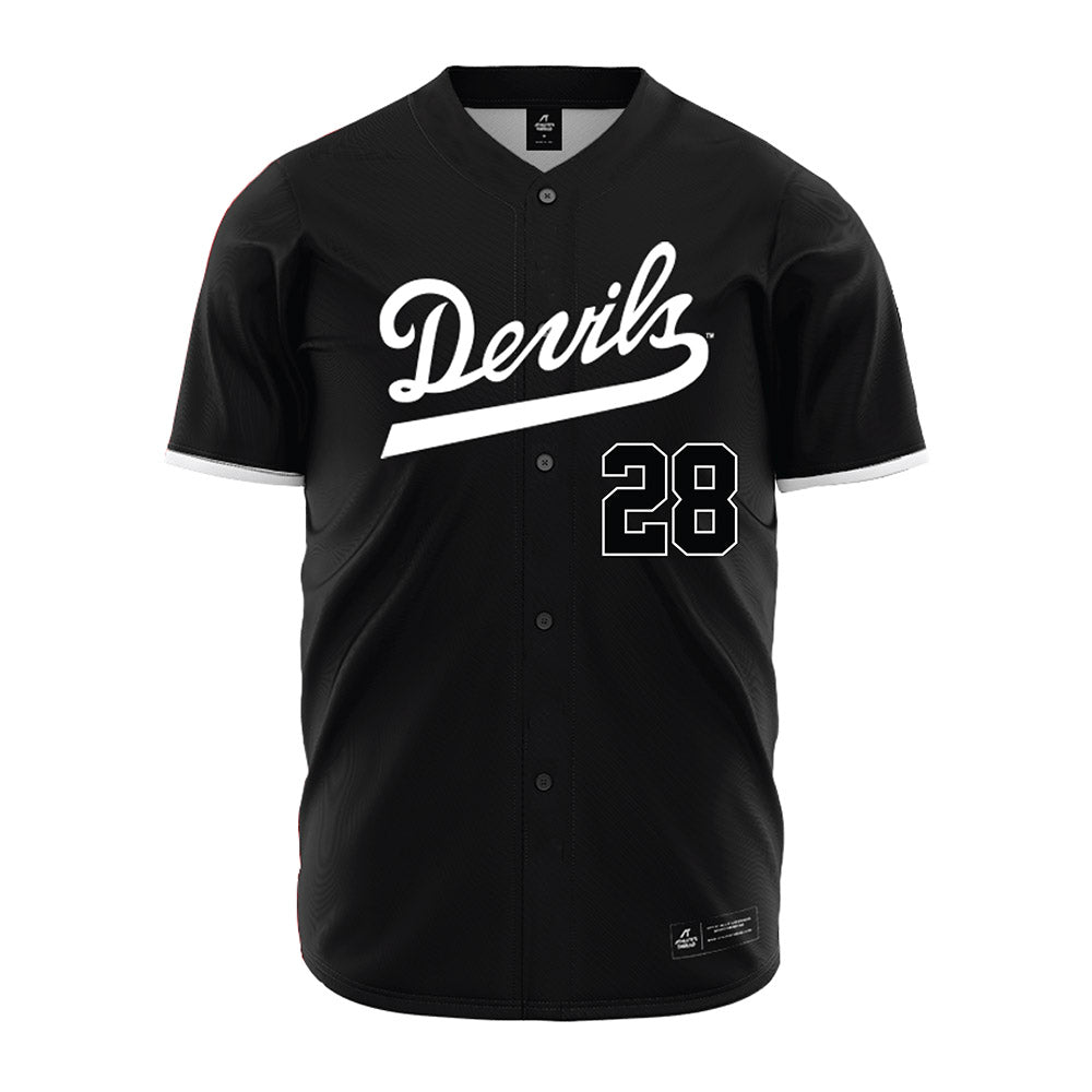 Arizona State - NCAA Baseball : Garrett Michel - Black Jersey-0