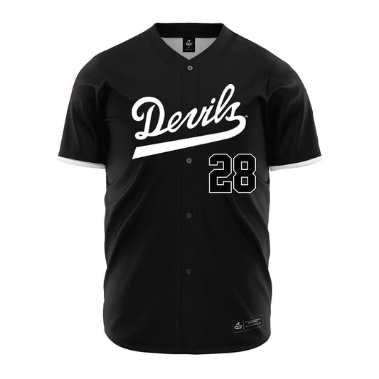 Arizona State - NCAA Baseball : Garrett Michel - Black Jersey-0