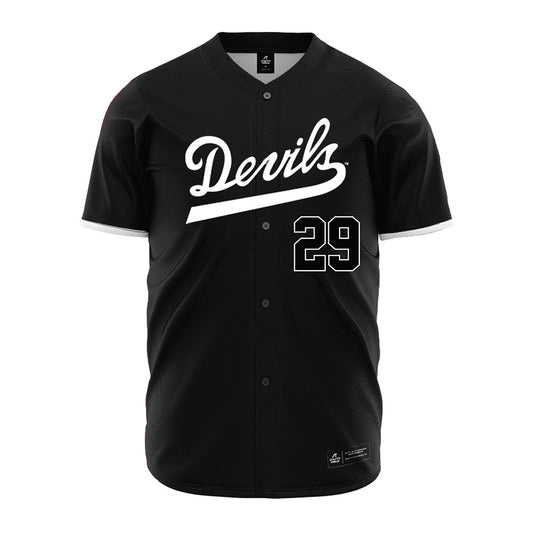 Arizona State - NCAA Baseball : Tommy Brown - Black Jersey-0