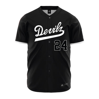 Arizona State - NCAA Baseball : Austen Roellig - Black Jersey-0