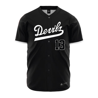 Arizona State - NCAA Baseball : Coen Niclai - Black Jersey-0