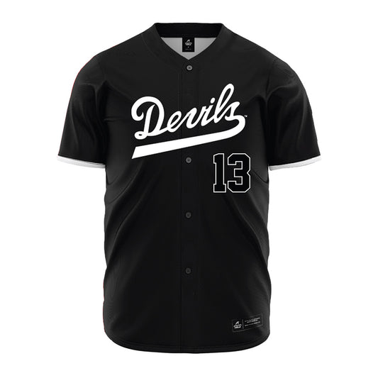 Arizona State - NCAA Baseball : Coen Niclai - Black Jersey-0