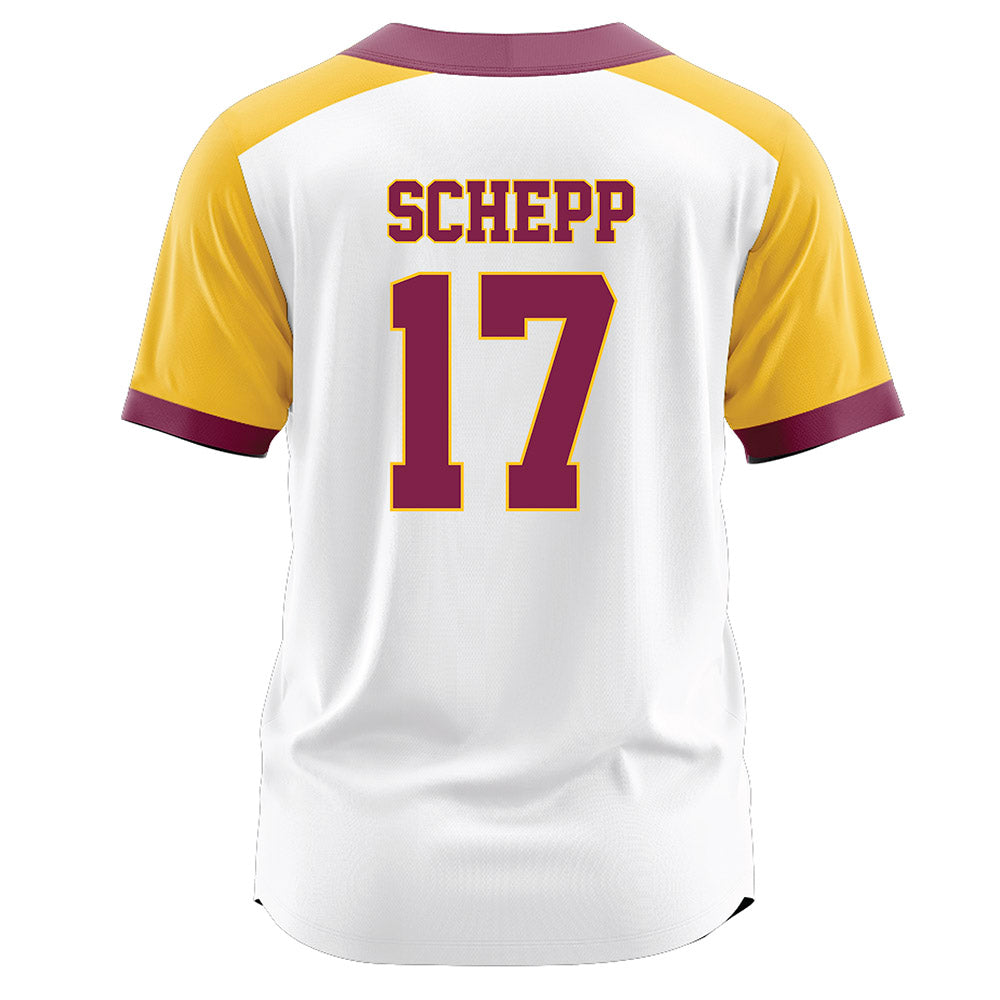 Arizona State - NCAA Softball : Emily Schepp - White Jersey-1