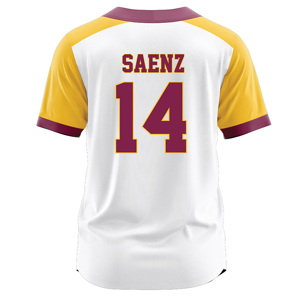 Arizona State - NCAA Softball : Sydney Saenz - White Jersey-1