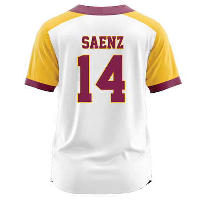 Arizona State - NCAA Softball : Sydney Saenz - White Jersey-1