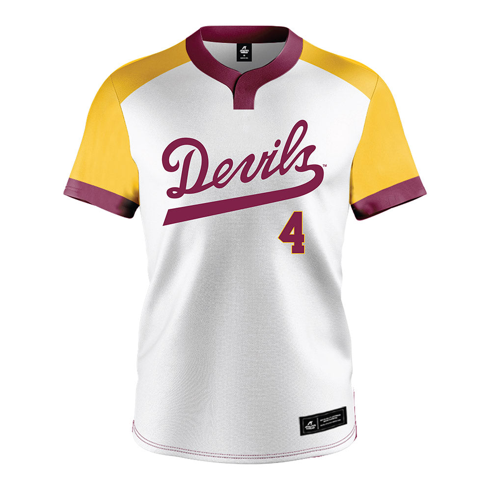 Arizona State - NCAA Softball : Jazmarie Roberts - White Jersey-0