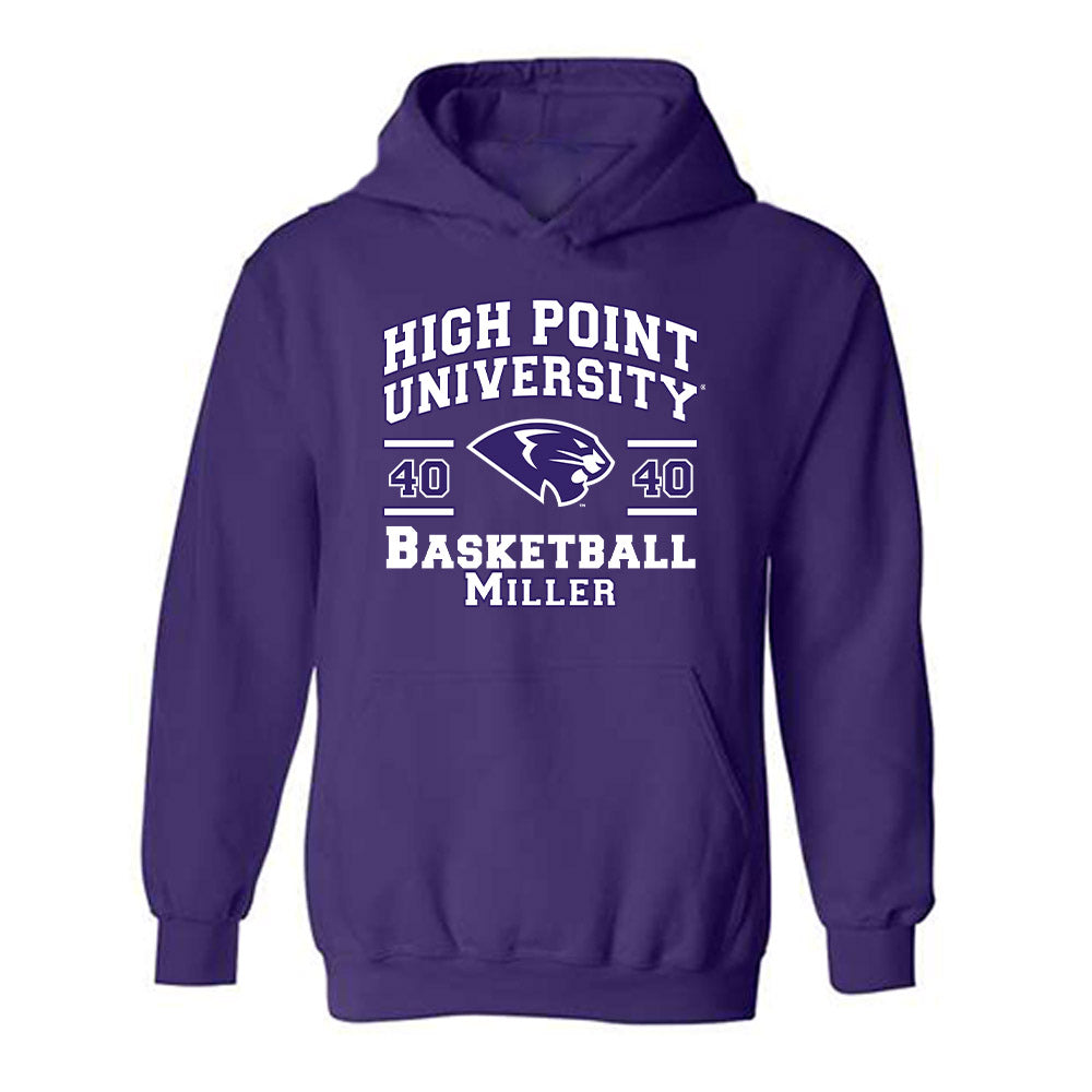 High Point - NCAA Women's Basketball : Kelsey Miller - Classic Fashion Shersey Hooded Sweatshirt-0