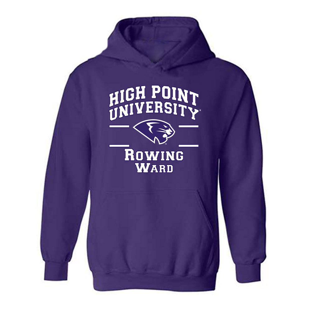 High Point - NCAA Women's Rowing : Cate Ward - Classic Fashion Shersey Hooded Sweatshirt-0