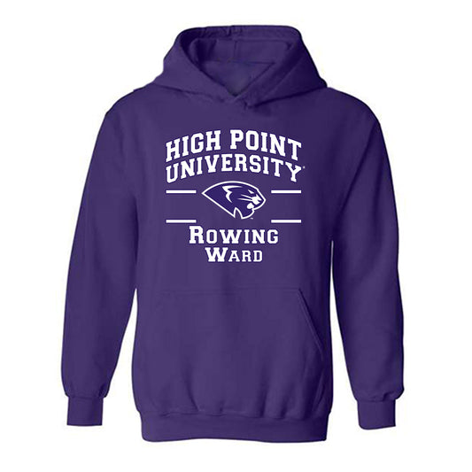 High Point - NCAA Women's Rowing : Cate Ward - Classic Fashion Shersey Hooded Sweatshirt-0