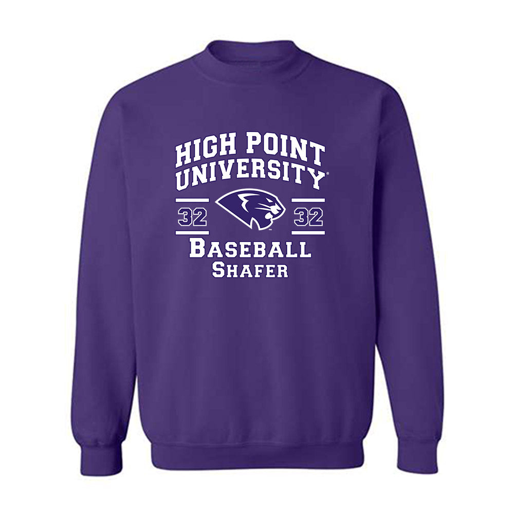 High Point - NCAA Baseball : Tyler Shafer - Classic Fashion Shersey Crewneck Sweatshirt-0