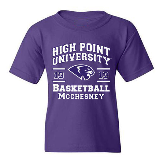 High Point - NCAA Men's Basketball : Liam Mcchesney - Classic Fashion Shersey Youth T-Shirt-0