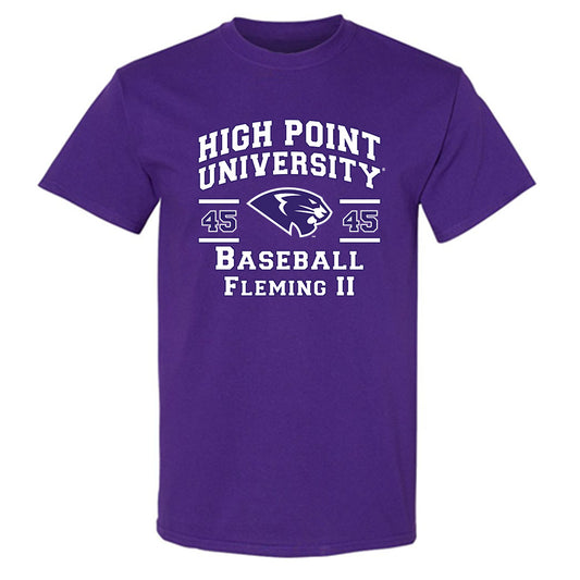 High Point - NCAA Baseball : Dubs Fleming II - Classic Fashion Shersey T-Shirt-0
