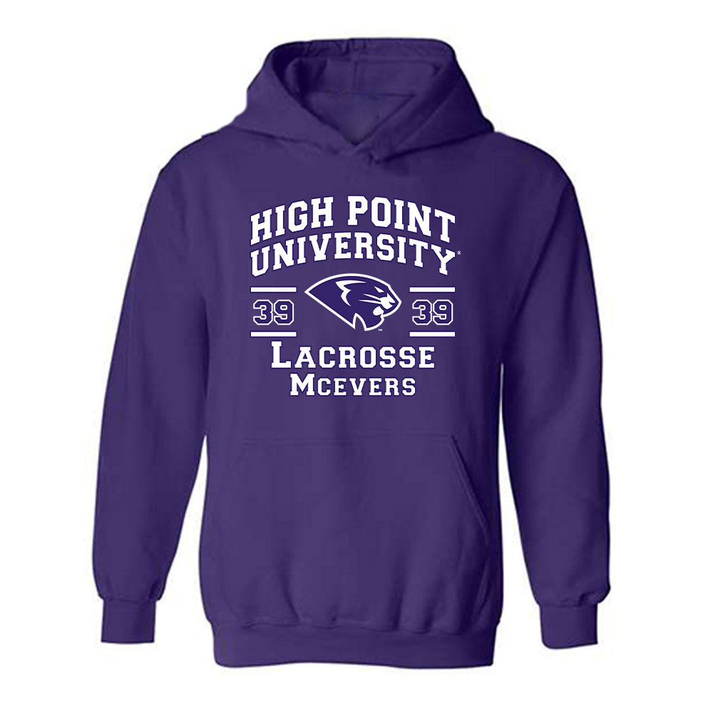 High Point - NCAA Women's Lacrosse : Addison Mcevers - Classic Fashion Shersey Hooded Sweatshirt-0
